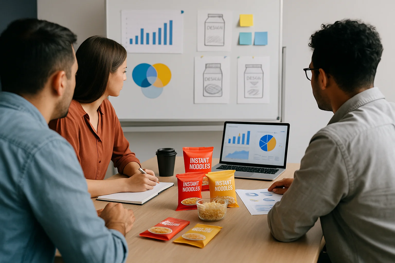 Reunión de desarrollo de producto